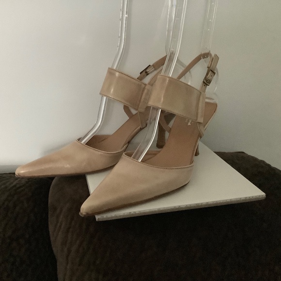 Woman Shoes by ZITA MARIA Made in ITALY Size 7.5 Color Beige - Picture 2 of 12